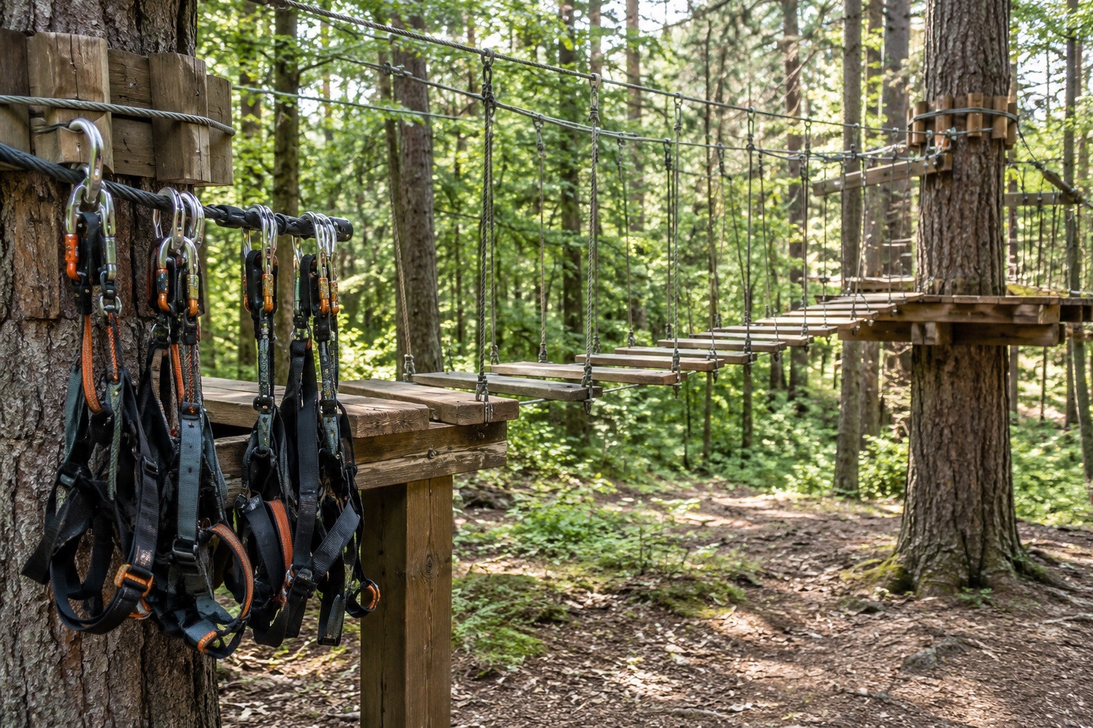 Adventure Park Challenge – attrezzature e ambientazione dell’esperienza