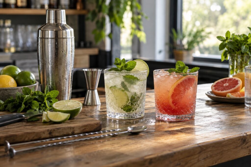 Cocktail e Mocktail Challenge – attrezzature e ambientazione dell’esperienza