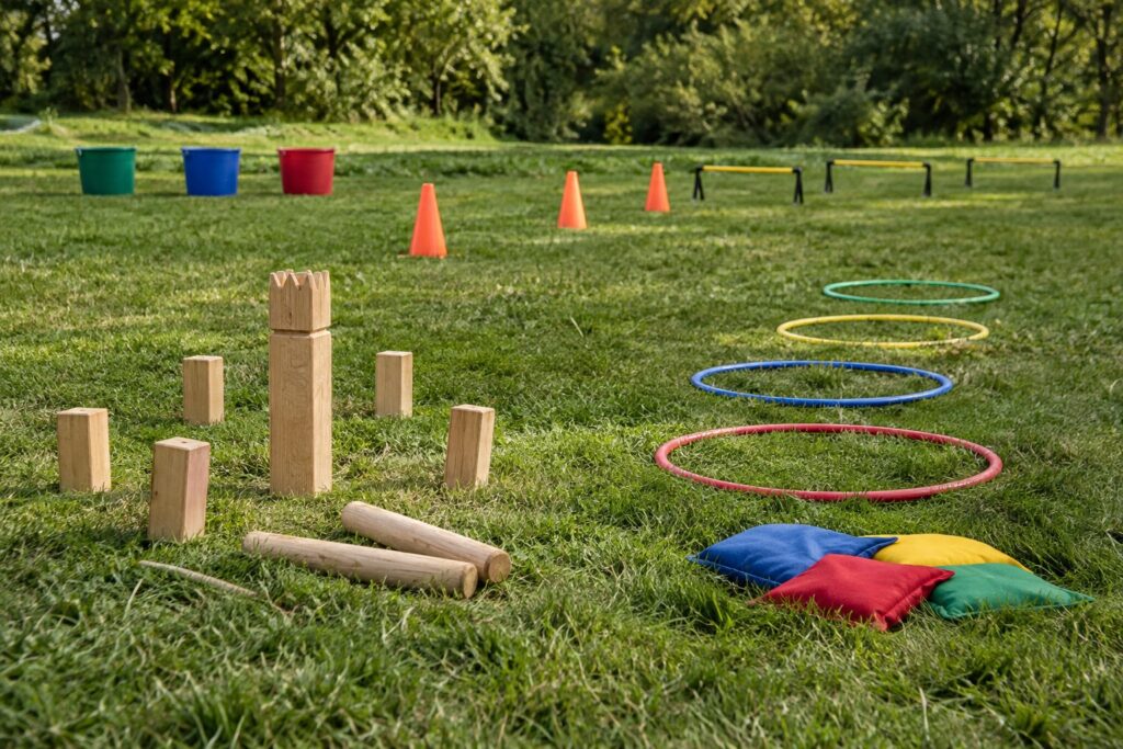 Corporate Olympics e Giochi senza frontiere – attrezzature e ambientazione dell’esperienza
